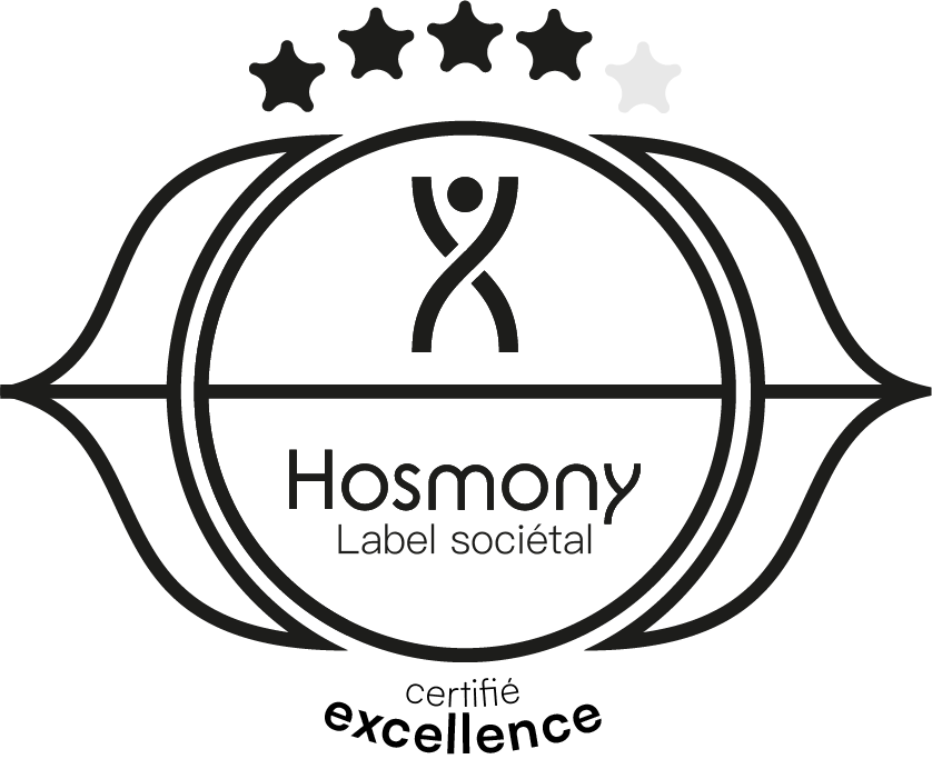 Hosmony Label sociétal certifié excellence